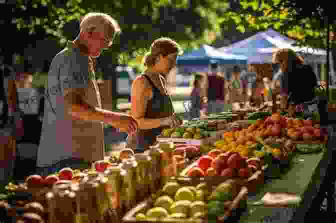 A Candid Shot Of A Bustling Farmers' Market In Lincoln Park, Vendors Displaying Fresh Produce And Local Goods, Surrounded By Smiling Customers. Lincoln Park Chicago (Images Of America)