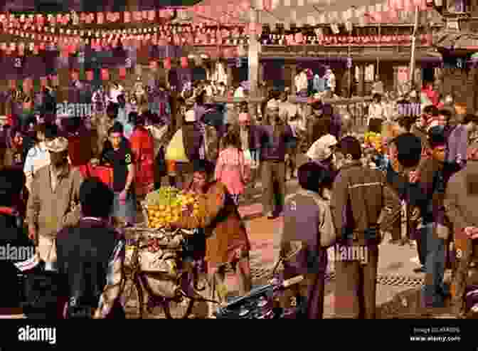 A Cyclist Riding Through A Bustling Market In Xi'an, China Where The Pavement Ends: One Woman S Bicycle Trip Through Mongolia China Vietnam: One Woman S Bicycle Trip Through Mongolia China Vietnam