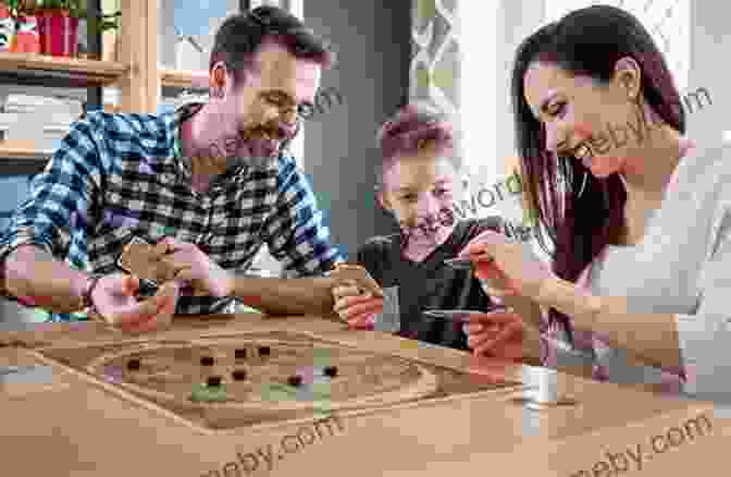 A Family Playing A Board Game Together The Creative Family: How To Encourage Imagination And Nurture Family Connections