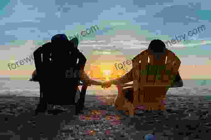 A Family Sitting On A Beach, Watching The Sunset. Dark Salt Clear: The Life Of A Fishing Town