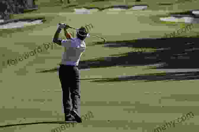 A Golfer Hitting A Short Shot. How Short Hitting Bad Golfers Break 90 All The Time