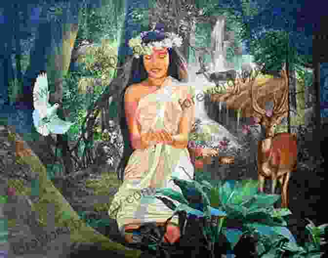 A Painting Depicting A Diwata, A Benevolent Nature Spirit The Myths And Legends Of The Philippines: A Seek And Find Reference