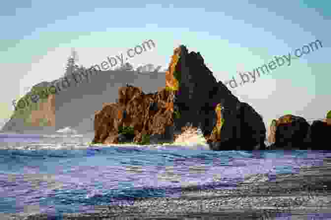 A Panoramic View Of The Dramatic Olympic Coastline With Crashing Waves And Sea Stacks Hiking Olympic National Park: A Guide To The Park S Greatest Hiking Adventures (Regional Hiking Series)