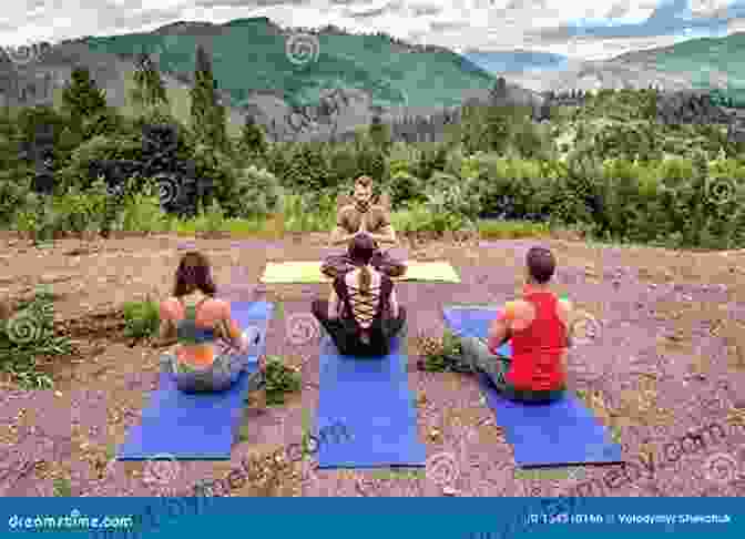 A Person Practicing Yoga In A Serene Meadow, With Mountains And A Blue Sky In The Background. Taking Aim: Daring To Be Different Happier And Healthier In The Great Outdoors