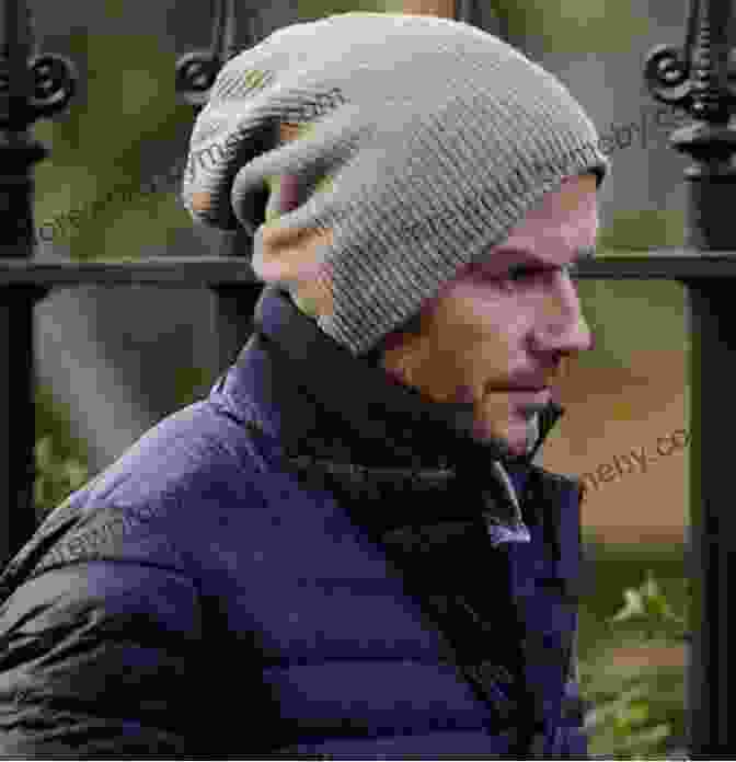 A Person Wearing An Ornament Beanie While Enjoying A Winter Day Ornament Beanie Knitting Pattern 7 Sizes Included