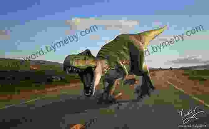 A Tyrannosaurus Rex Running Through A Forest Dinosaur Predators On The Plain (Dinosaurs Rule)