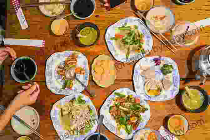 A Vibrant Family Gathered Around A Table, Sharing A Traditional Taiwanese Dish. First Generation: Recipes From My Taiwanese American Home A Cookbook