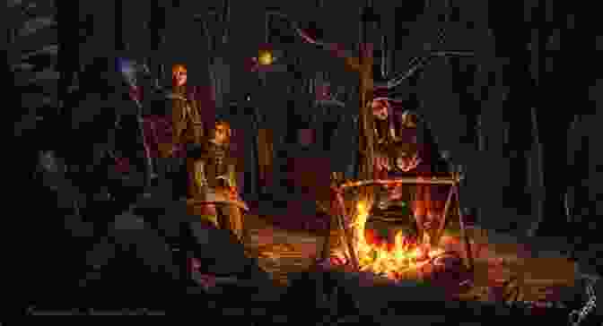 An Image Depicting A Group Of Ancient People Gathered Around A Campfire, Wearing Distinctive Animal Headdresses And Performing A Ritual. People Of The Deer (Death Of A People 1)