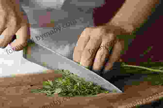 An Open Page From The Cookbook Showcasing Tips And Techniques With A Chef's Hand Holding A Knife Above Vegetables Top Secret Recipes Step By Step: Secret Formulas With Photos For Duplicating Your Favorite Famous Foods At Home