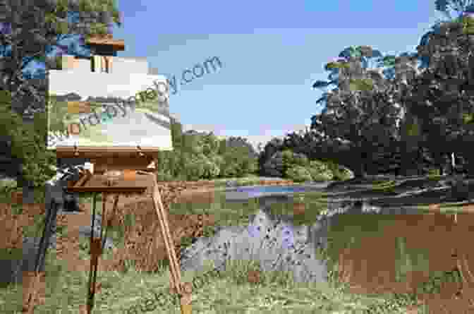 Artist Painting En Plein Air In A Serene Landscape Escape Into Plein Air Vol 2