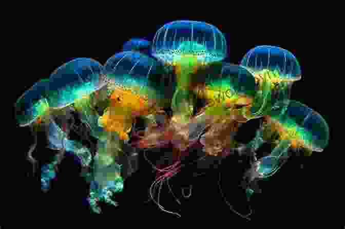 Bioluminescent Jellyfish Illuminating The Darkness Of The Deep Sea Combat To Conservation: A Marine S Journey Through Darkness Into Nature S Light