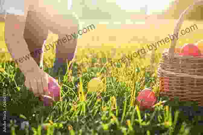 Children Running Through A Garden, Searching For Easter Eggs. It S Easter Once Again: Short Story Picture For Beginning Readers