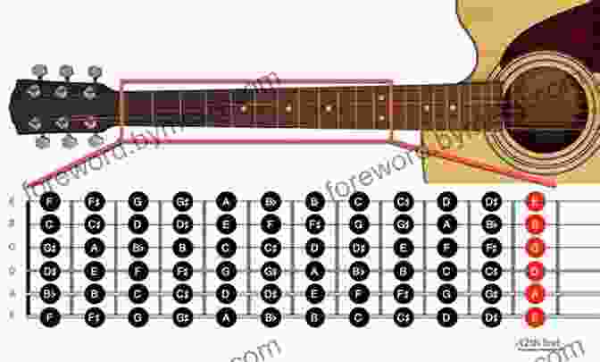 Close Up Of Guitar Fretboard With Lick Tablature Rock Licks For Guitar Melody Rogers