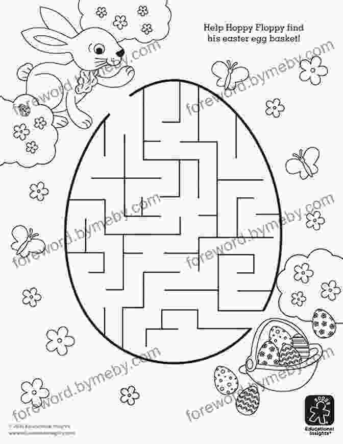 Easter Activity Maze Easter Activity Book: DIFFERENCES Leonzio