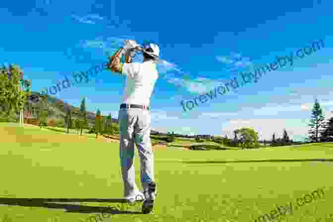 Golf Player Taking A Swing On The Course Golf Tips And Guide: Lessons And Advice To Become A Good Golf Player