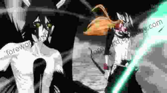 Ichigo Kurosaki And Ulquiorra Schiffer Engage In A Climactic Battle With The Fate Of Hueco Mundo At Stake Bleach Vol 33: The Bad Joke