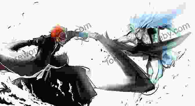 Ichigo Kurosaki Clashing Swords With Grimmjow Jaegerjaquez Bleach Vol 23: IMala Suerte Tite Kubo