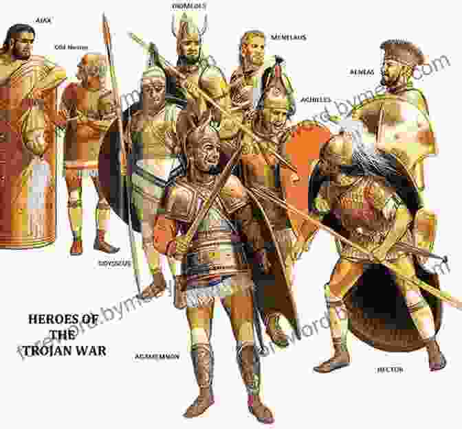 Illustration Of Aeneas, A Trojan War Hero With A Sword And Shield Virgil S Aeneid Retold For Young Adults