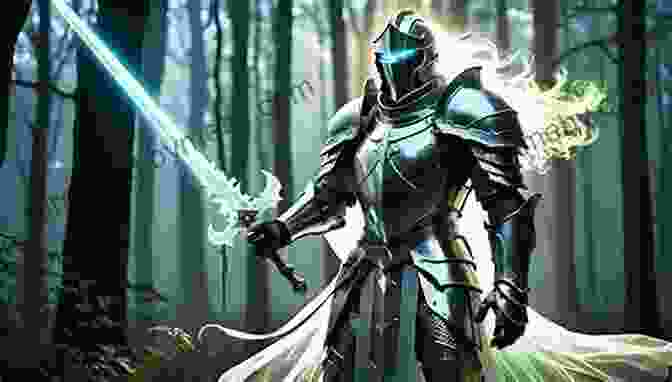 Morgan, Clad In Armor And Wielding A Glowing Sword, Stands Atop A Hill Overlooking A Vast And Desolate Landscape. Cursed (Dragon S Curse 1) S L Morgan