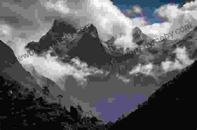 Panoramic View Of The Towering Andes Mountains, With Clouds Hovering Above The Rugged Peaks And Valleys Cloud Road: A Journey Through The Inca Heartland