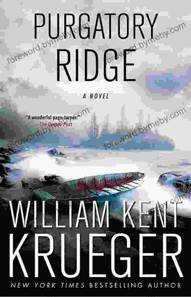 Purgatory Ridge Book Cover: A Shadowy Figure Emerges From The Mist, Their Eyes Piercing The Darkness, Promising A Journey Into A World Of Intrigue And Suspense. Purgatory Ridge: A Novel (Cork O Connor Mystery 3)