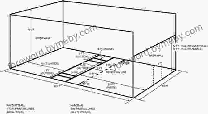 Racquetball Court Dimensions And Layout Improve Your Game Of Racquetball Beginner S Guide