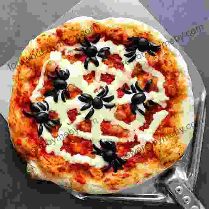 Spiderweb Pizza On A Plate Mummy Dogs And Other Horrifying Snacks (Little Kitchen Of Horrors)