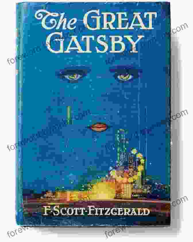 The Great Gatsby The Only Authorized Edition Dust Jacket With A Silhouette Of Gatsby Looking Out From A Balcony The Great Gatsby: The Only Authorized Edition