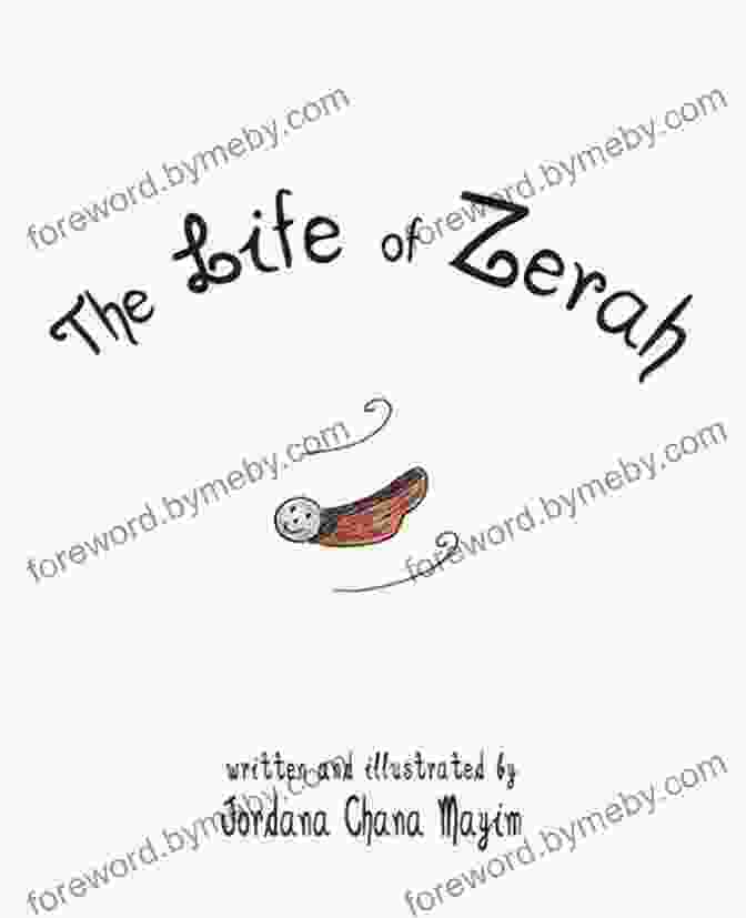 The Life Of Zerah Jordana Chana Mayim Book Cover The Life Of Zerah Jordana Chana Mayim