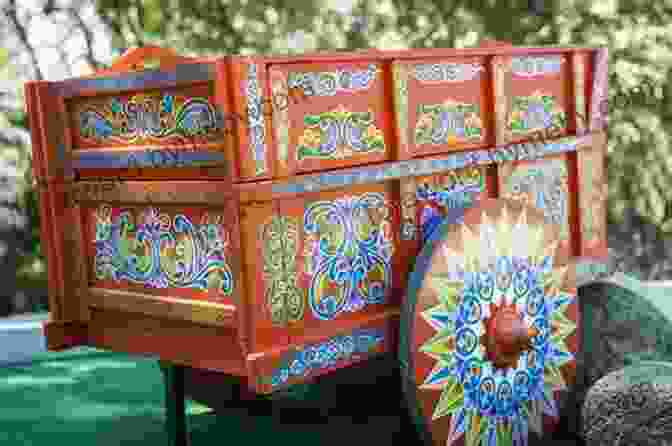 Traditional Painted Oxcart With Intricate Designs, Against A Backdrop Of Mountains Grecia Costa Rica: A Guide To The Central Valley Town Of Grecia