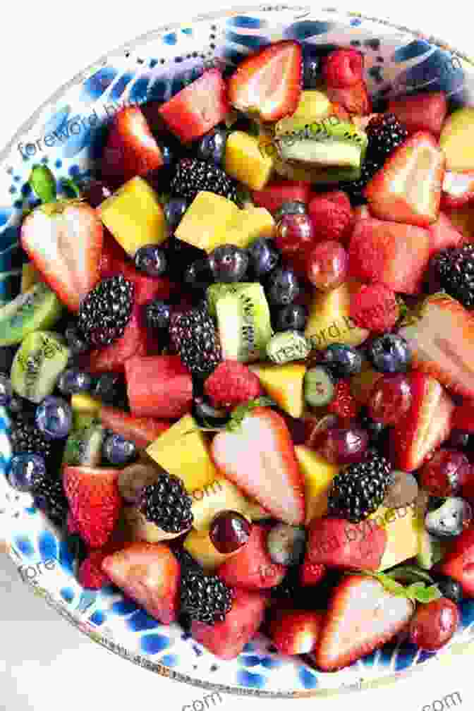 Vibrant Fruit Bowl Filled With Fresh Berries, Bananas, Apples, And Kiwi Anticancer Living: Transform Your Life And Health With The Mix Of Six