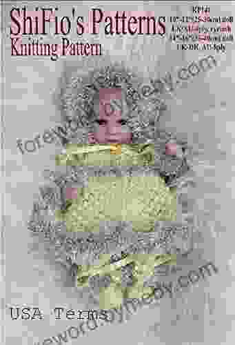 Knitting Pattern KP141 Preemie Or Doll Matinee Jacket Hat And Trousers Fit 10 12 14 16 Doll USA Terminolgy